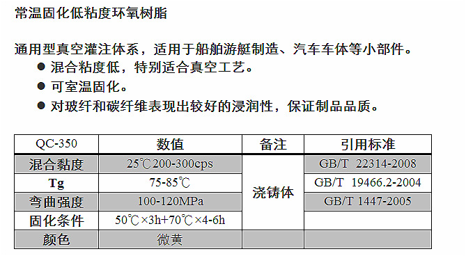 通用真空環氧樹脂