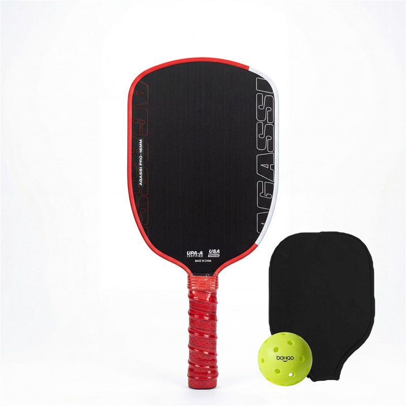 博皓BOHAO AGASSI PRO熱壓一體成型碳纖維匹克球拍 阿加西同款專業級T700碳纖維匹克球拍 防滑手柄大甜區 -7